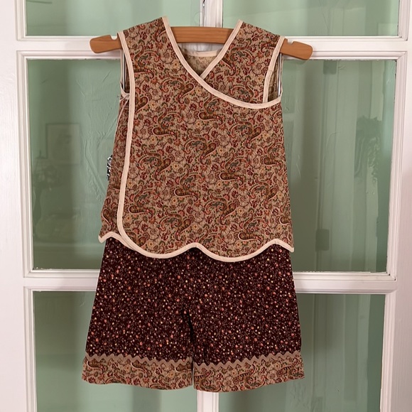 New Handmade Girl’s Size 12-18 Months Top and Capris Pants - Picture 5 of 5